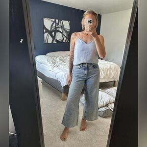 Naadam Washed Silk V-Neck Cami Top size S